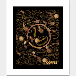 Coffee beans Posters and Art